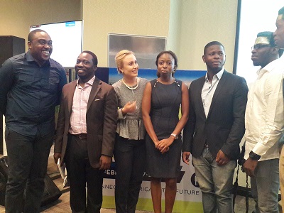 A cross section of Jumia team at Social Media Week (SMW)-Lagos after a presentation on impact of social media on e-commerce